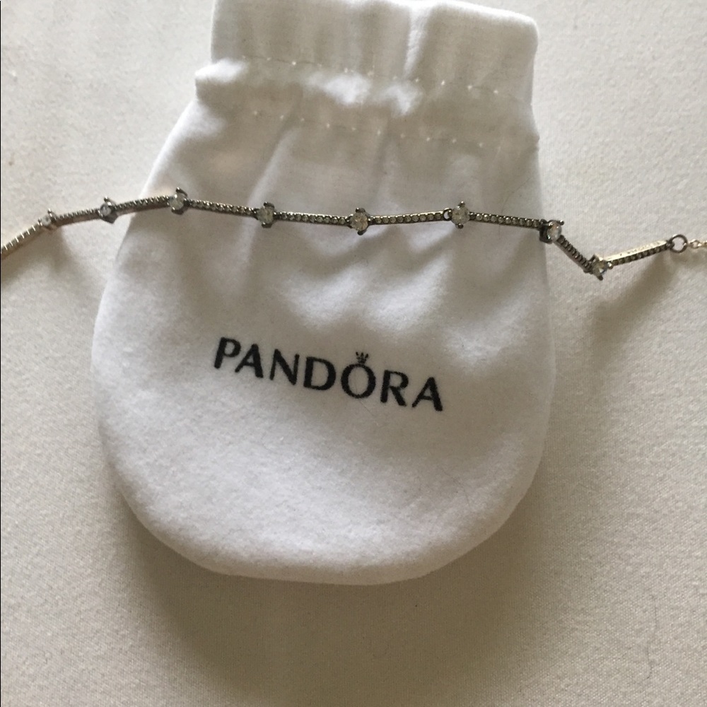 NWOT Pandora Pave Bar Bracelet